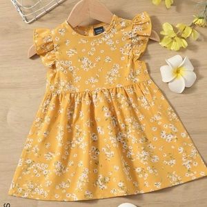 SHEIN Plus Ditsy Floral Print Ruffle Trim Dress Size 3XL